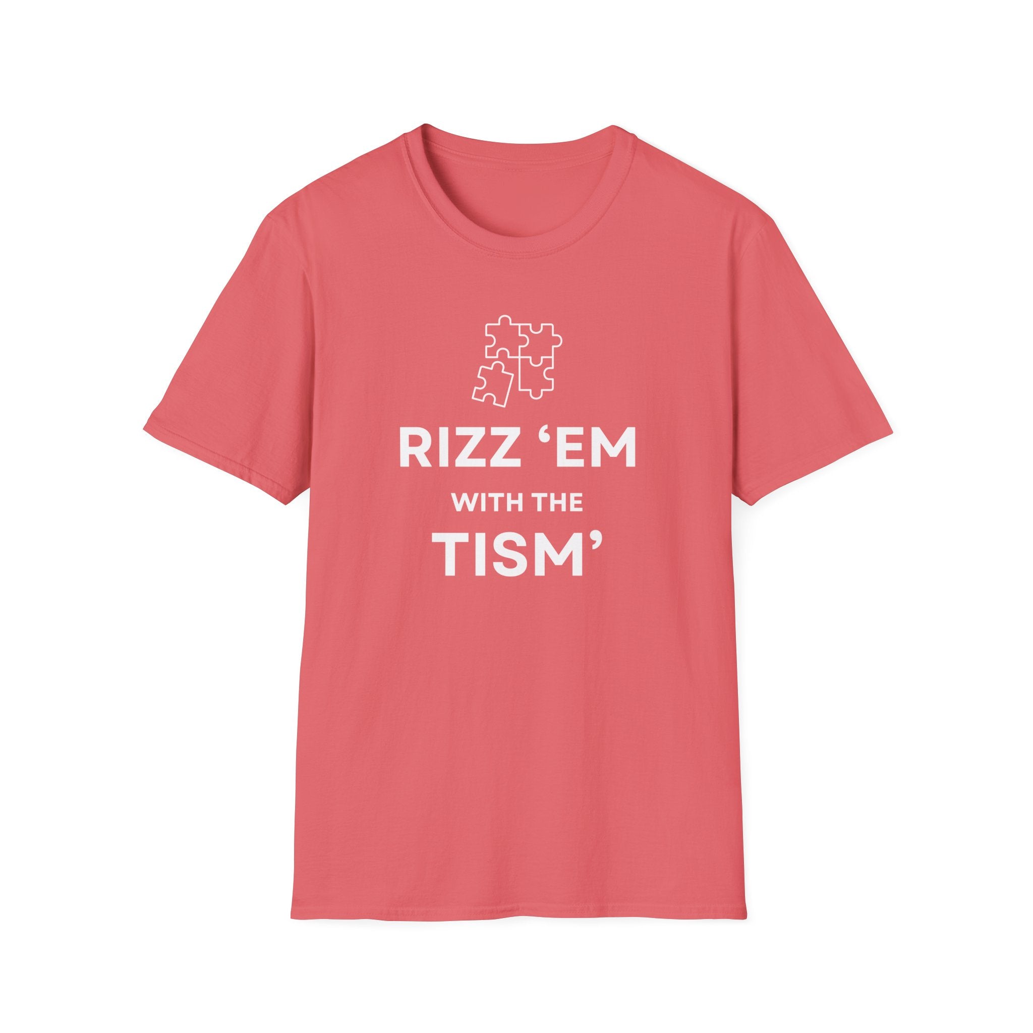 Autism Awareness T-Shirt — “Rizz ’Em With The Tism” Puzzle Tee