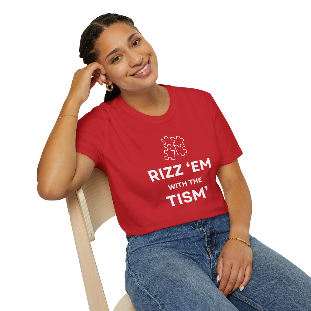 Autism Awareness T-Shirt — “Rizz ’Em With The Tism” Puzzle Tee
