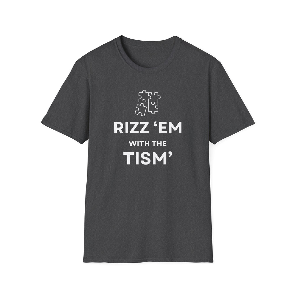 Autism Awareness T-Shirt — “Rizz ’Em With The Tism” Puzzle Tee